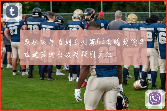 森林狼与马刺系列赛G3前瞻爱德华兹道苏姆出战存疑引关注